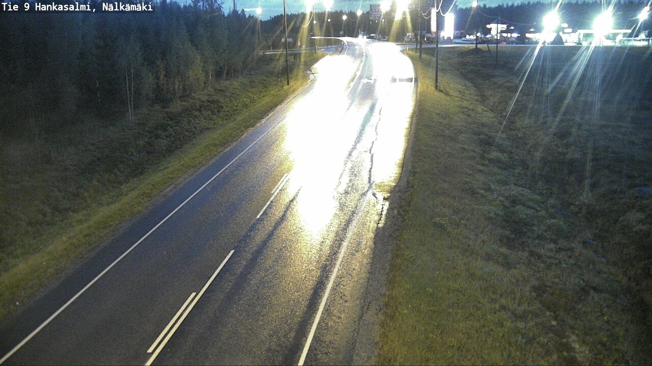 Weather Camera Image Väg 9 Hankasalmi, Nälkämäki, Hankasalmi, Keski-Suomi