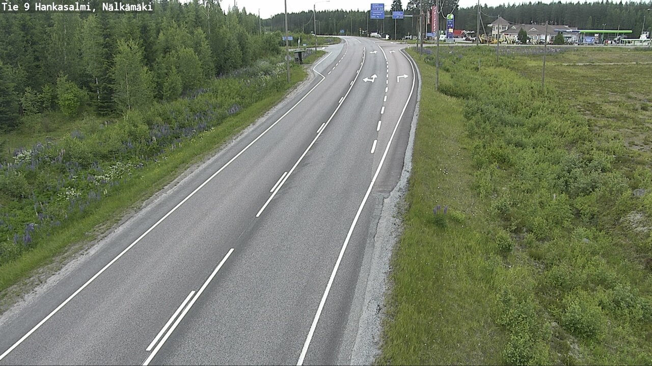 Kelikamerat Kuva Tie 9 Hankasalmi, Nälkämäki, Hankasalmi, Keski-Suomi