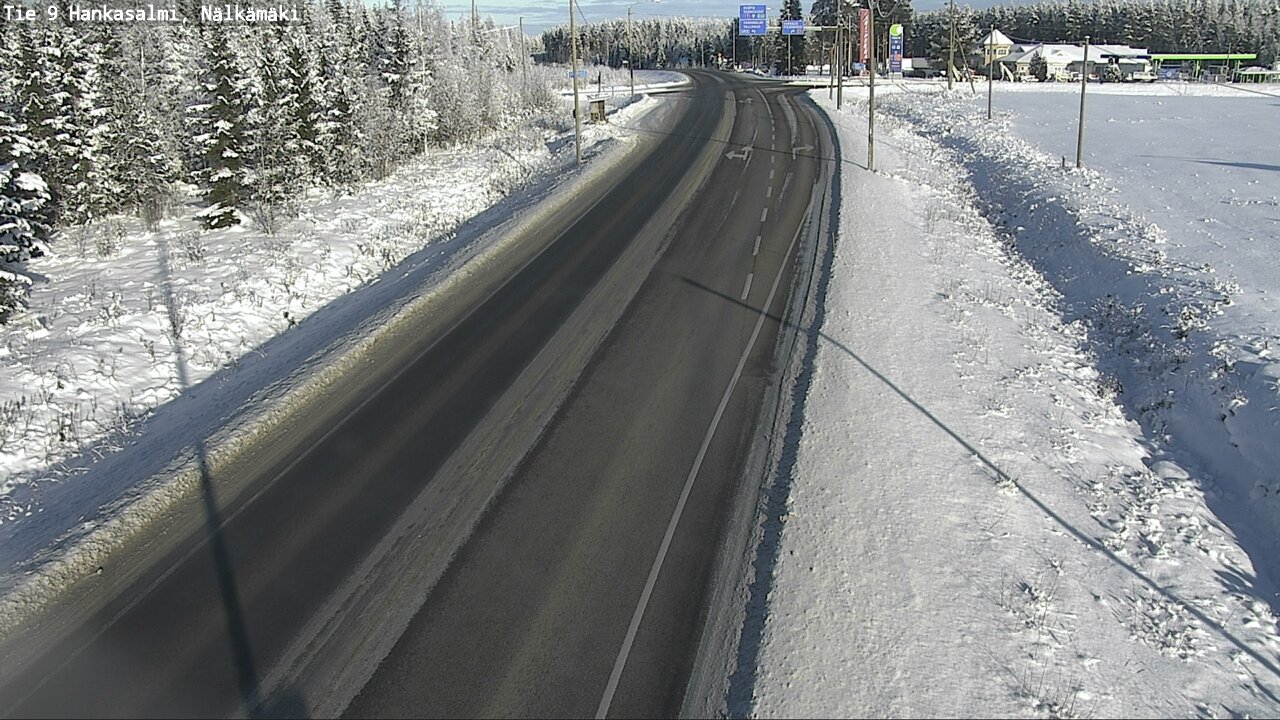 Weather Camera Image Road 9 Hankasalmi, Nälkämäki, Hankasalmi, Keski-Suomi