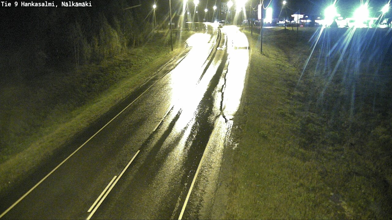 Weather Camera Image Väg 9 Hankasalmi, Nälkämäki, Hankasalmi, Keski-Suomi