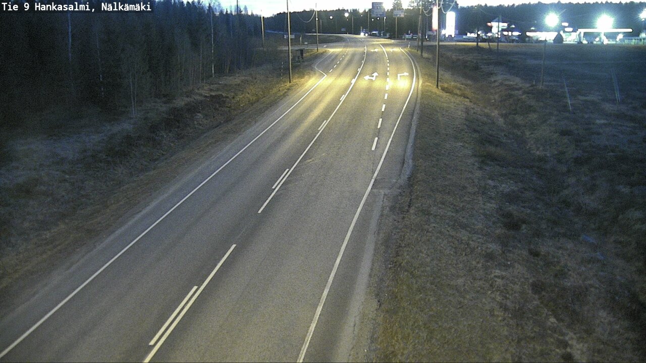 Weather Camera Image Road 9 Hankasalmi, Nälkämäki, Hankasalmi, Keski-Suomi