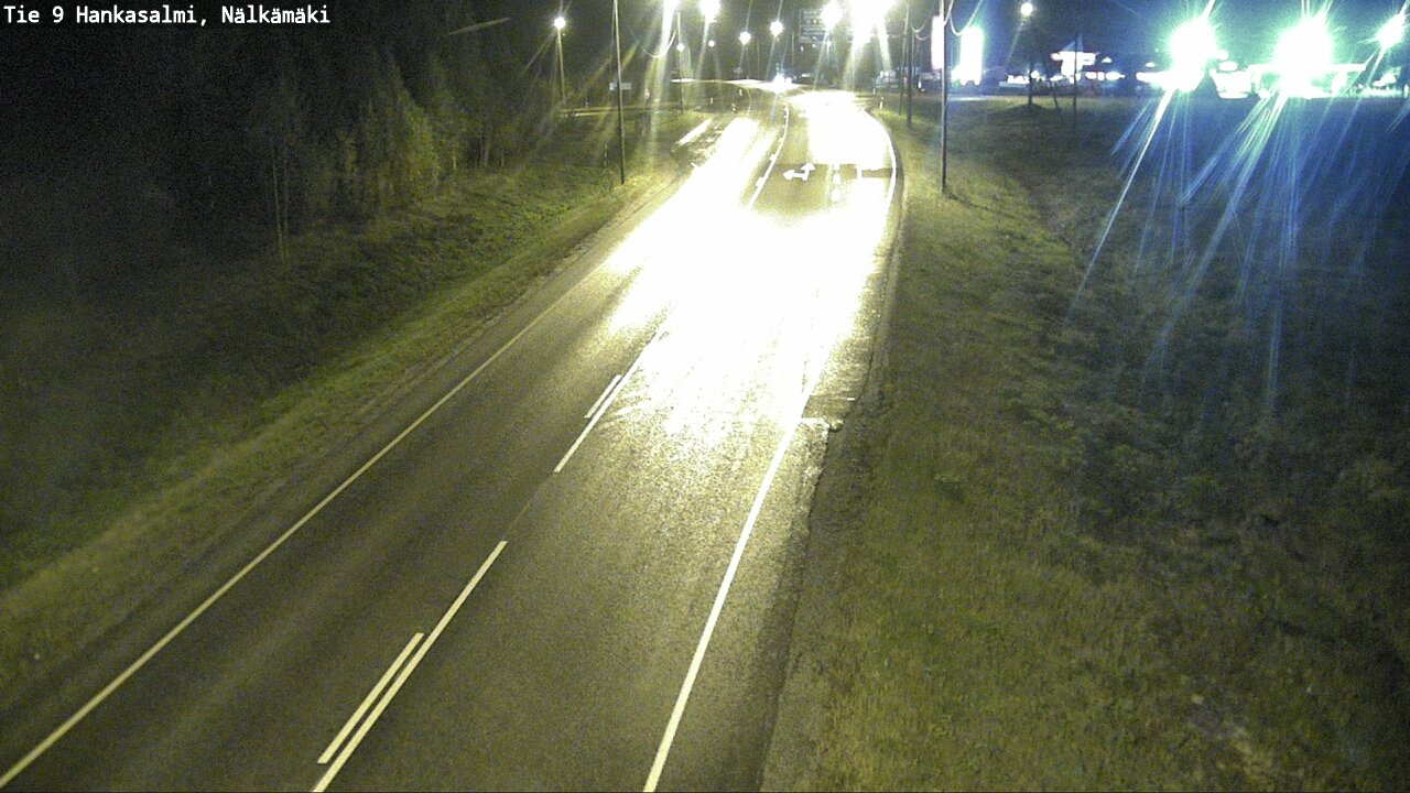 Weather Camera Image Väg 9 Hankasalmi, Nälkämäki, Hankasalmi, Keski-Suomi