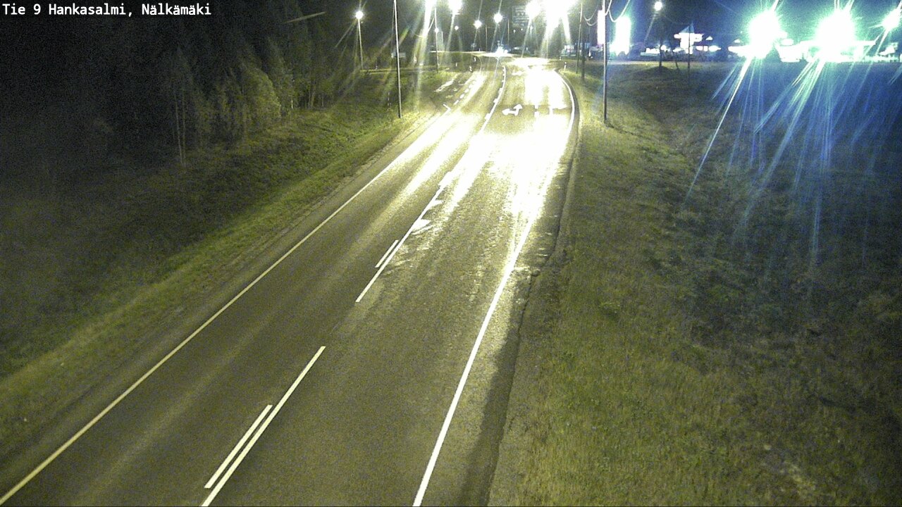 Weather Camera Image Väg 9 Hankasalmi, Nälkämäki, Hankasalmi, Keski-Suomi