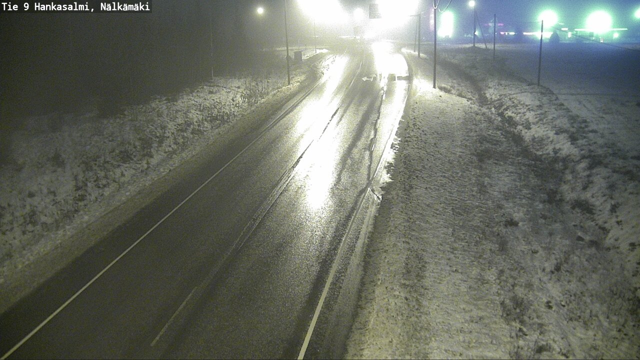 Weather Camera Image Väg 9 Hankasalmi, Nälkämäki, Hankasalmi, Keski-Suomi