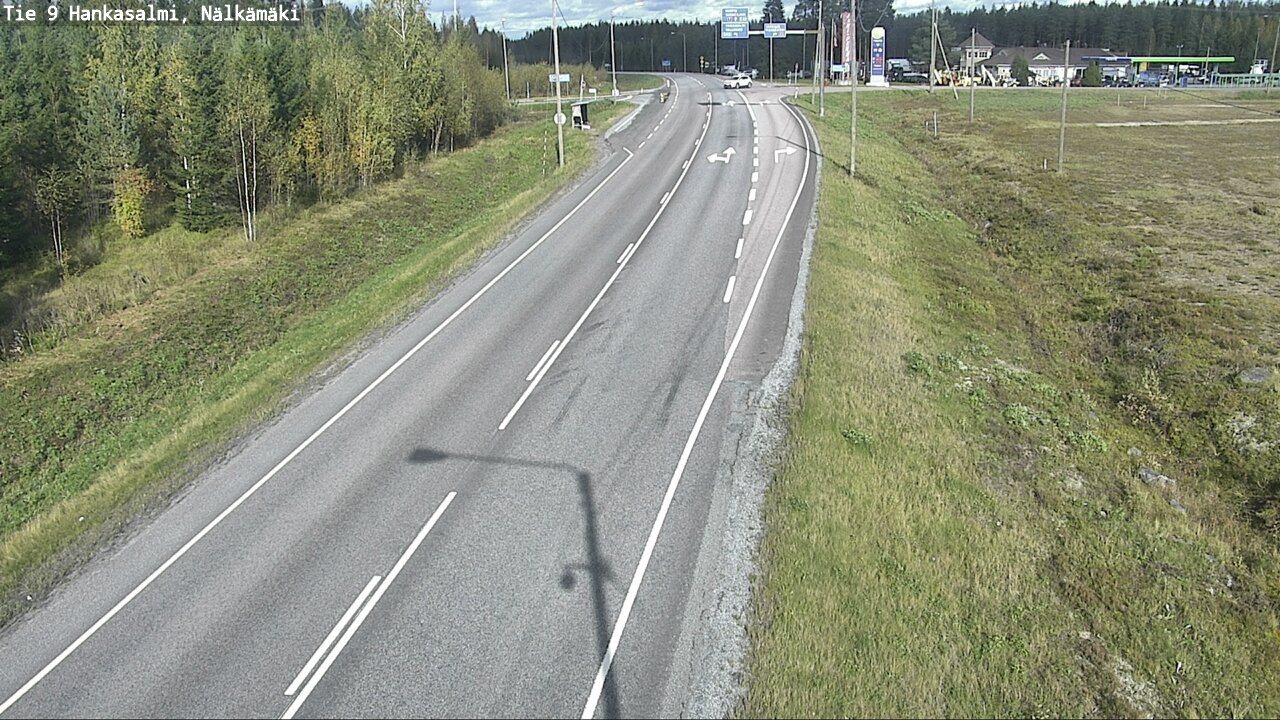Weather Camera Image Road 9 Hankasalmi, Nälkämäki, Hankasalmi, Keski-Suomi