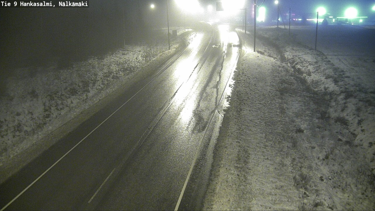 Weather Camera Image Väg 9 Hankasalmi, Nälkämäki, Hankasalmi, Keski-Suomi