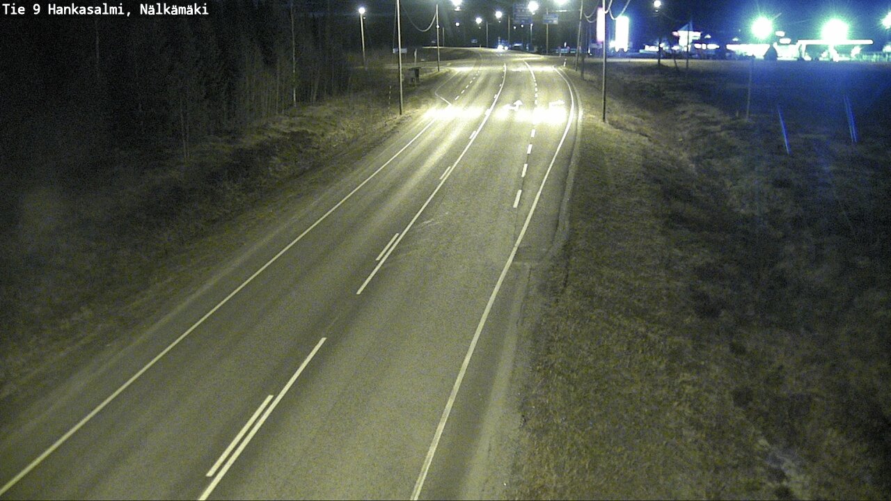 Weather Camera Image Väg 9 Hankasalmi, Nälkämäki, Hankasalmi, Keski-Suomi