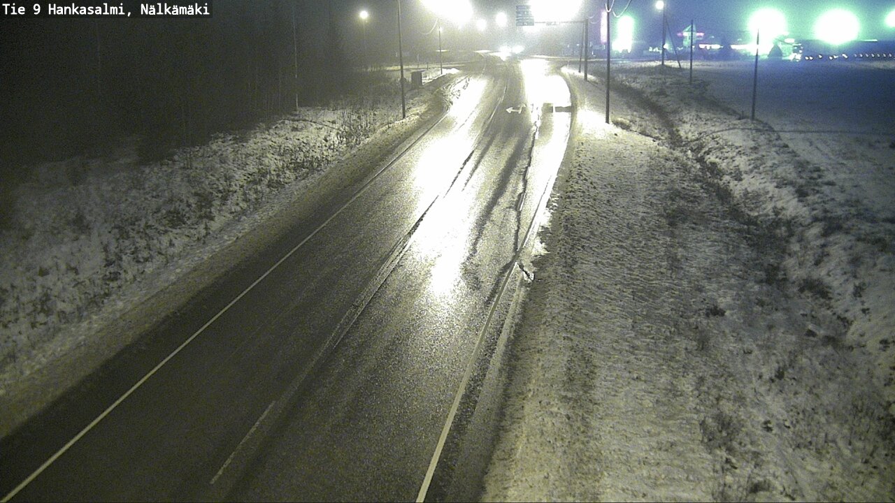 Weather Camera Image Väg 9 Hankasalmi, Nälkämäki, Hankasalmi, Keski-Suomi