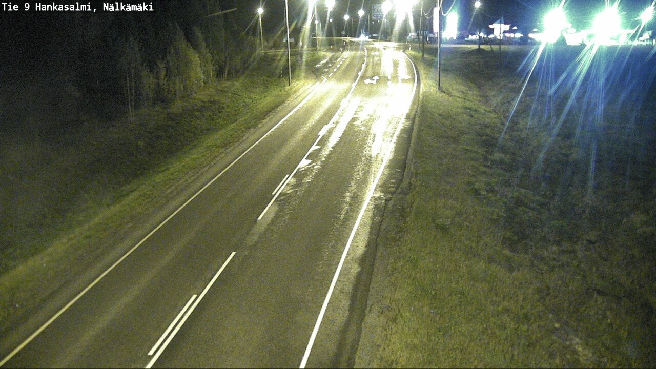 Weather Camera Image Väg 9 Hankasalmi, Nälkämäki, Hankasalmi, Keski-Suomi