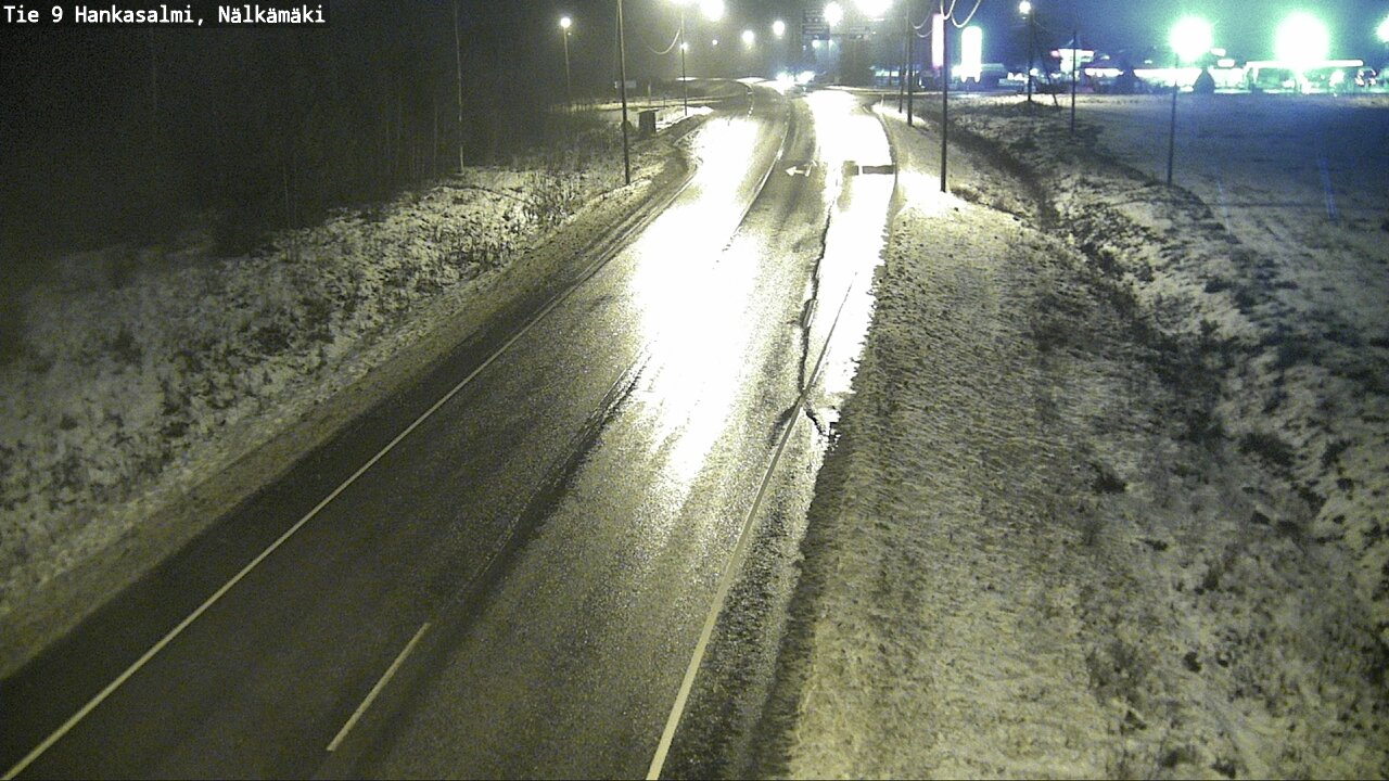 Weather Camera Image Väg 9 Hankasalmi, Nälkämäki, Hankasalmi, Keski-Suomi