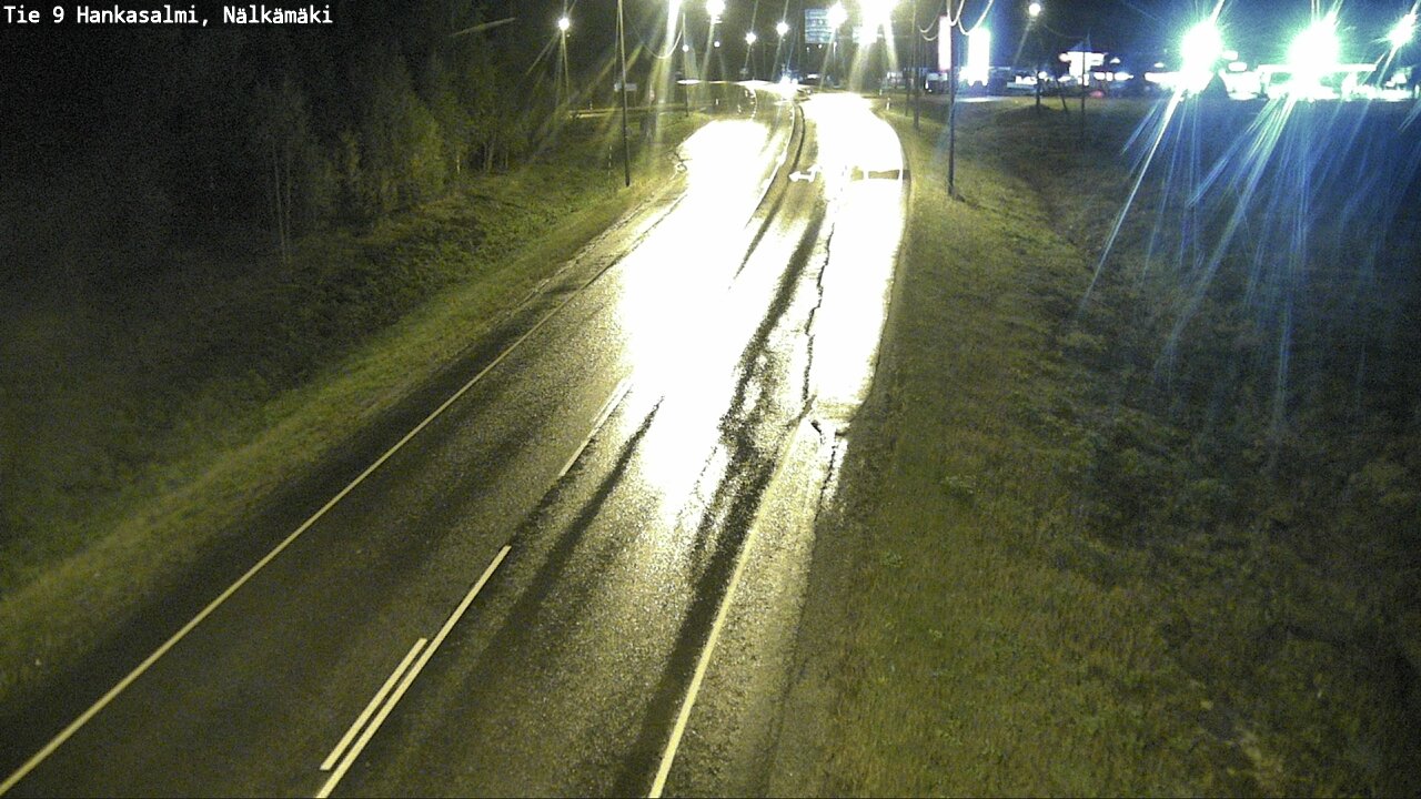 Weather Camera Image Väg 9 Hankasalmi, Nälkämäki, Hankasalmi, Keski-Suomi