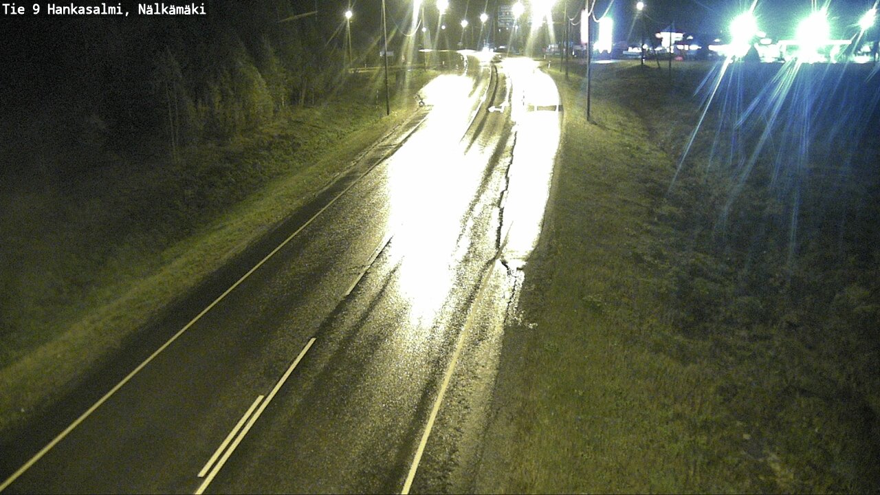 Weather Camera Image Väg 9 Hankasalmi, Nälkämäki, Hankasalmi, Keski-Suomi