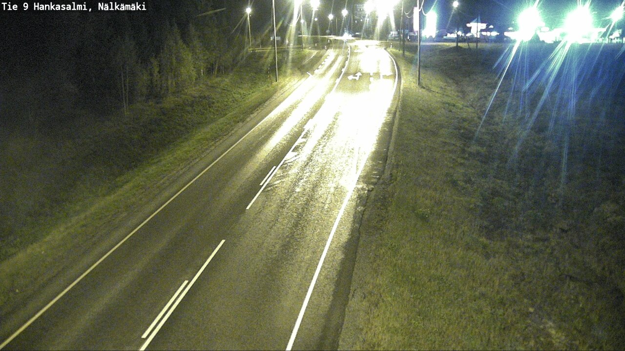 Weather Camera Image Väg 9 Hankasalmi, Nälkämäki, Hankasalmi, Keski-Suomi
