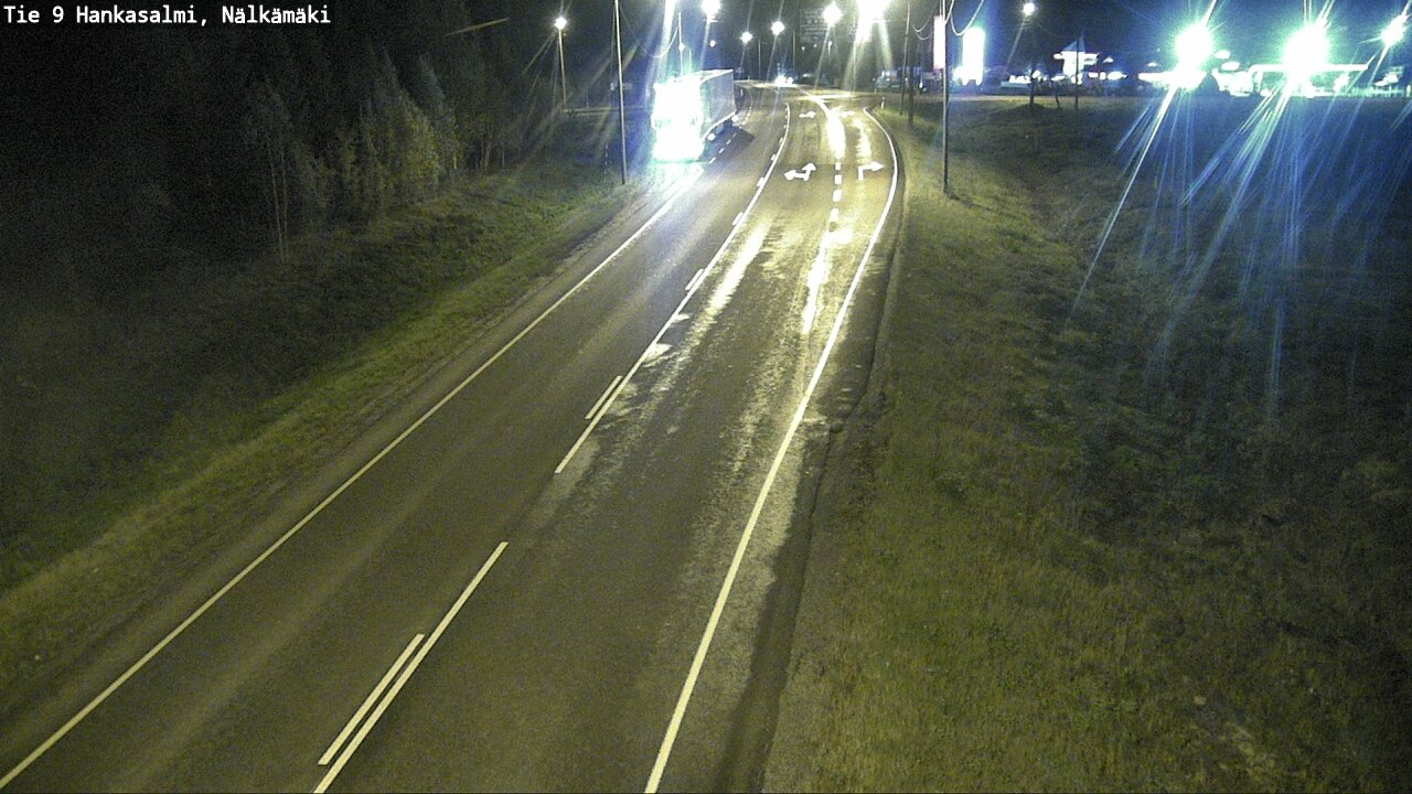 Weather Camera Image Väg 9 Hankasalmi, Nälkämäki, Hankasalmi, Keski-Suomi