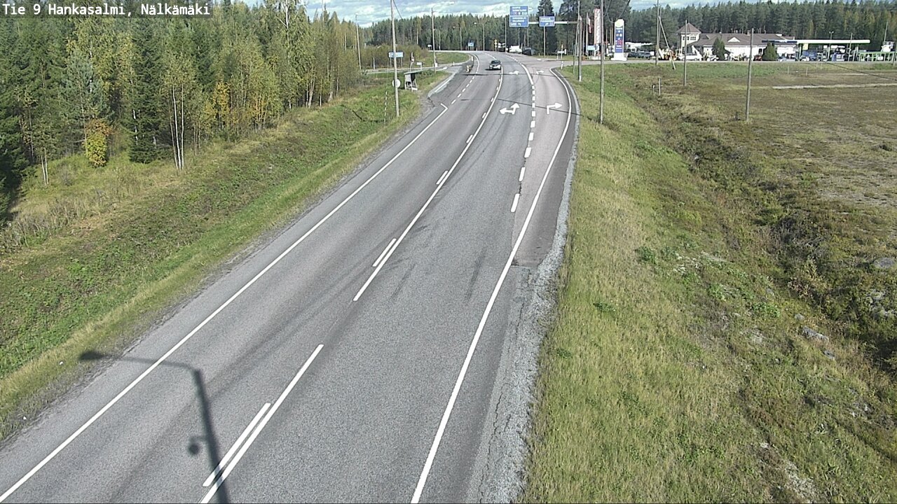 Weather Camera Image Road 9 Hankasalmi, Nälkämäki, Hankasalmi, Keski-Suomi