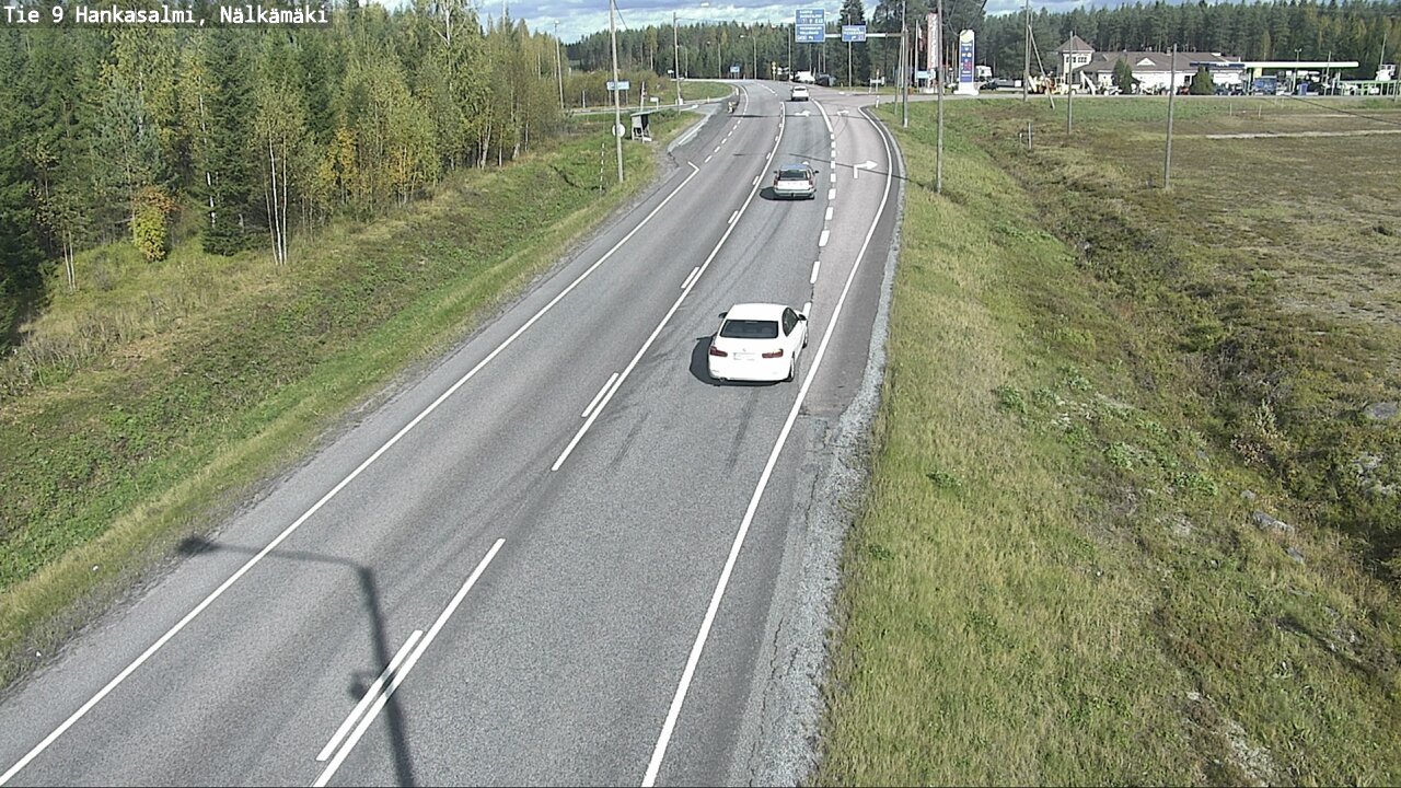 Weather Camera Image Road 9 Hankasalmi, Nälkämäki, Hankasalmi, Keski-Suomi