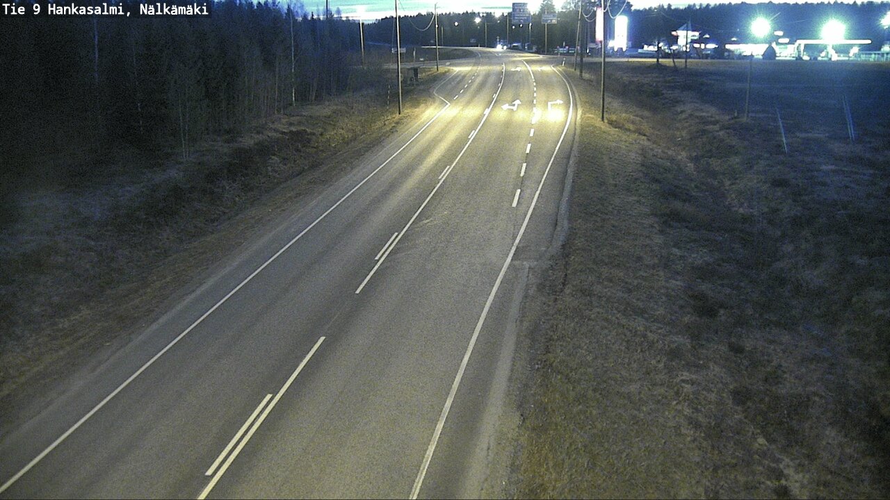 Weather Camera Image Road 9 Hankasalmi, Nälkämäki, Hankasalmi, Keski-Suomi
