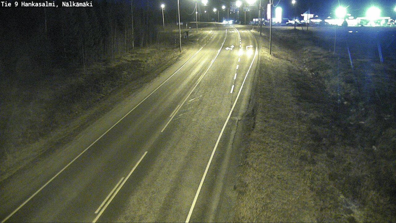 Weather Camera Image Väg 9 Hankasalmi, Nälkämäki, Hankasalmi, Keski-Suomi