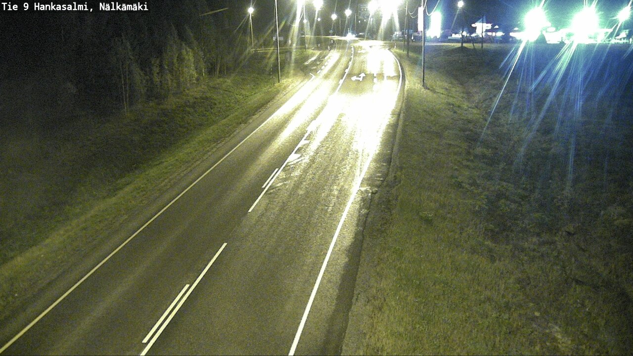 Weather Camera Image Väg 9 Hankasalmi, Nälkämäki, Hankasalmi, Keski-Suomi