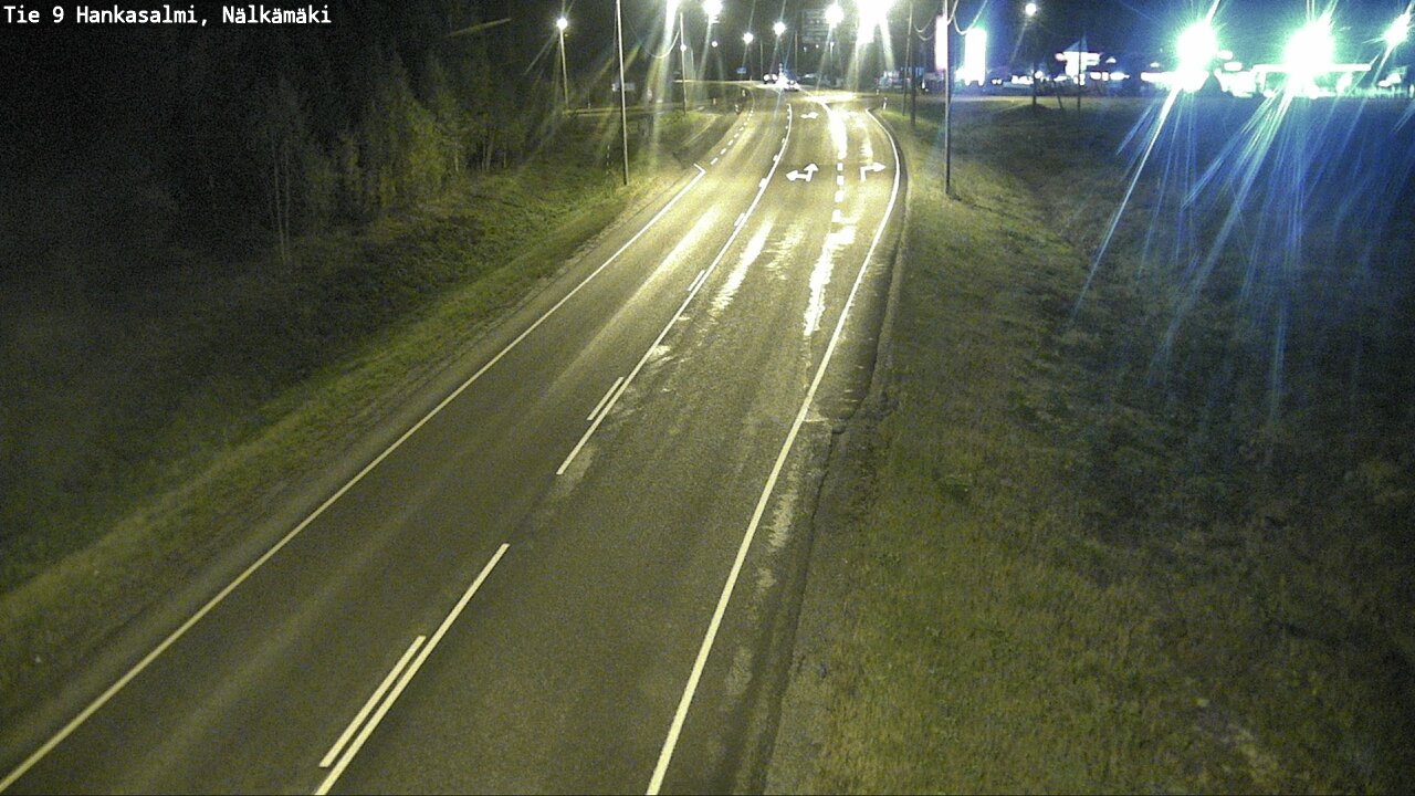Weather Camera Image Väg 9 Hankasalmi, Nälkämäki, Hankasalmi, Keski-Suomi