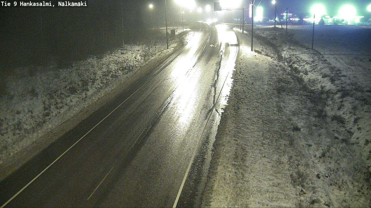 Weather Camera Image Väg 9 Hankasalmi, Nälkämäki, Hankasalmi, Keski-Suomi