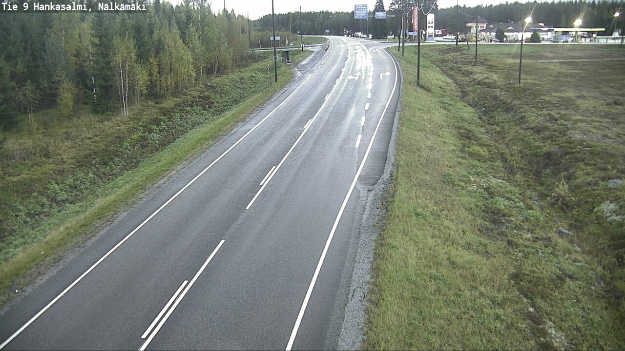 Weather Camera Image Väg 9 Hankasalmi, Nälkämäki, Hankasalmi, Keski-Suomi