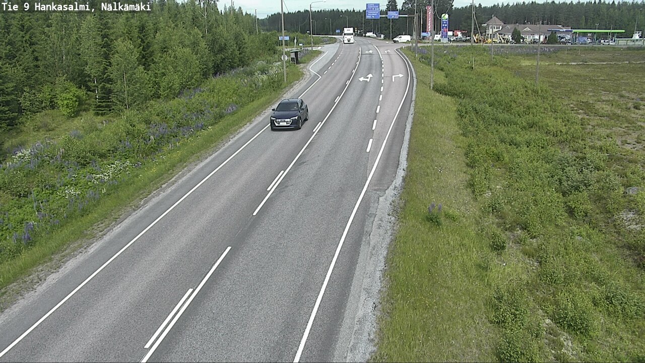 Kelikamerat Kuva Tie 9 Hankasalmi, Nälkämäki, Hankasalmi, Keski-Suomi