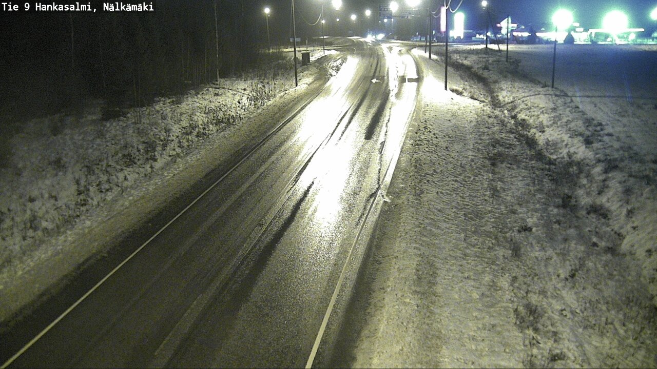 Weather Camera Image Väg 9 Hankasalmi, Nälkämäki, Hankasalmi, Keski-Suomi