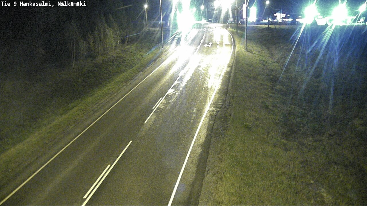 Weather Camera Image Väg 9 Hankasalmi, Nälkämäki, Hankasalmi, Keski-Suomi