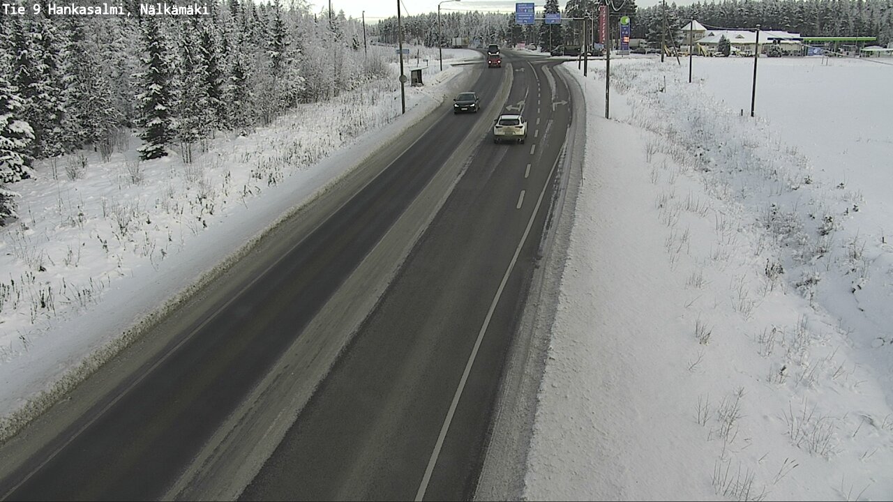 Weather Camera Image Road 9 Hankasalmi, Nälkämäki, Hankasalmi, Keski-Suomi