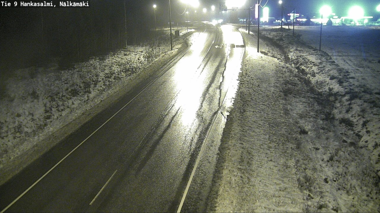 Weather Camera Image Väg 9 Hankasalmi, Nälkämäki, Hankasalmi, Keski-Suomi
