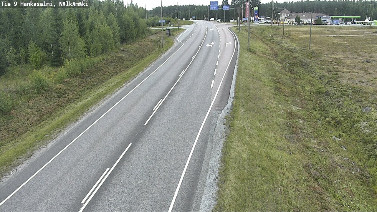 Weather Camera Image Road 9 Hankasalmi, Nälkämäki, Hankasalmi, Keski-Suomi
