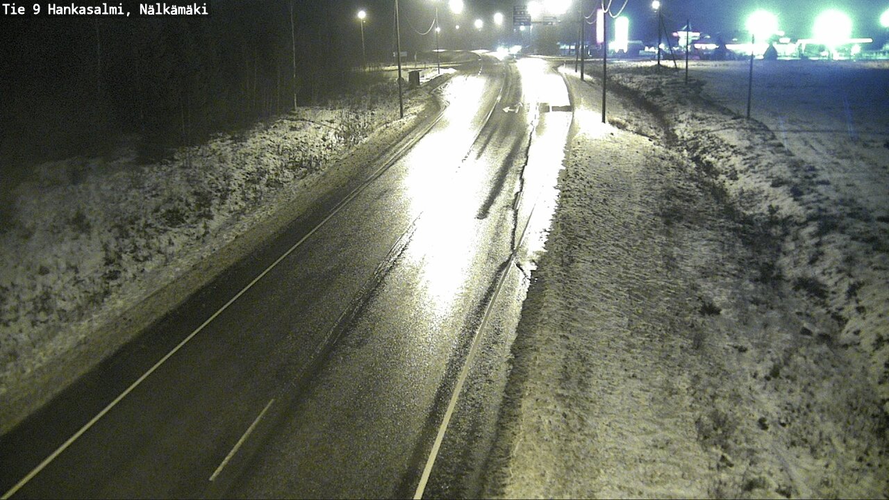 Weather Camera Image Väg 9 Hankasalmi, Nälkämäki, Hankasalmi, Keski-Suomi