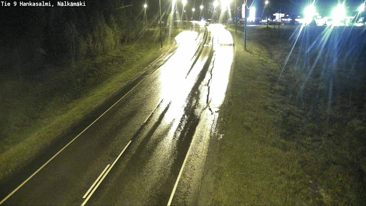 Weather Camera Image Väg 9 Hankasalmi, Nälkämäki, Hankasalmi, Keski-Suomi