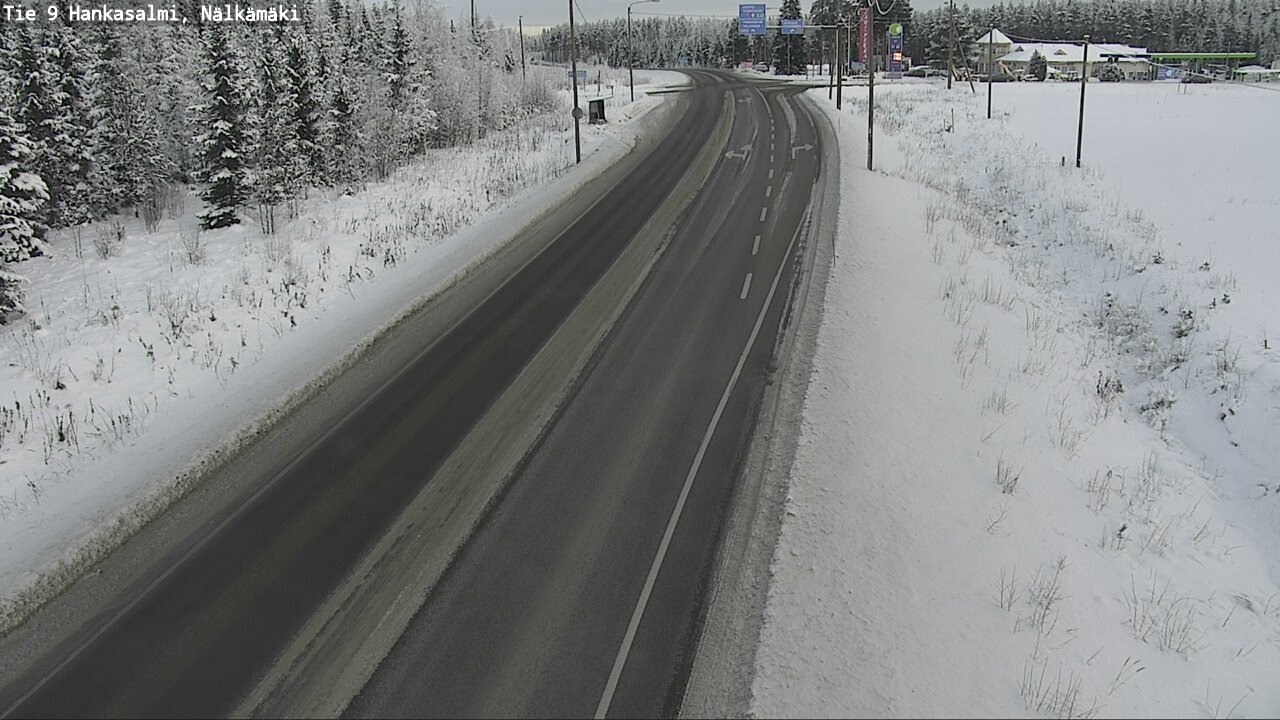Weather Camera Image Road 9 Hankasalmi, Nälkämäki, Hankasalmi, Keski-Suomi