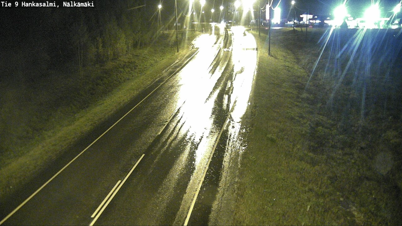 Weather Camera Image Väg 9 Hankasalmi, Nälkämäki, Hankasalmi, Keski-Suomi