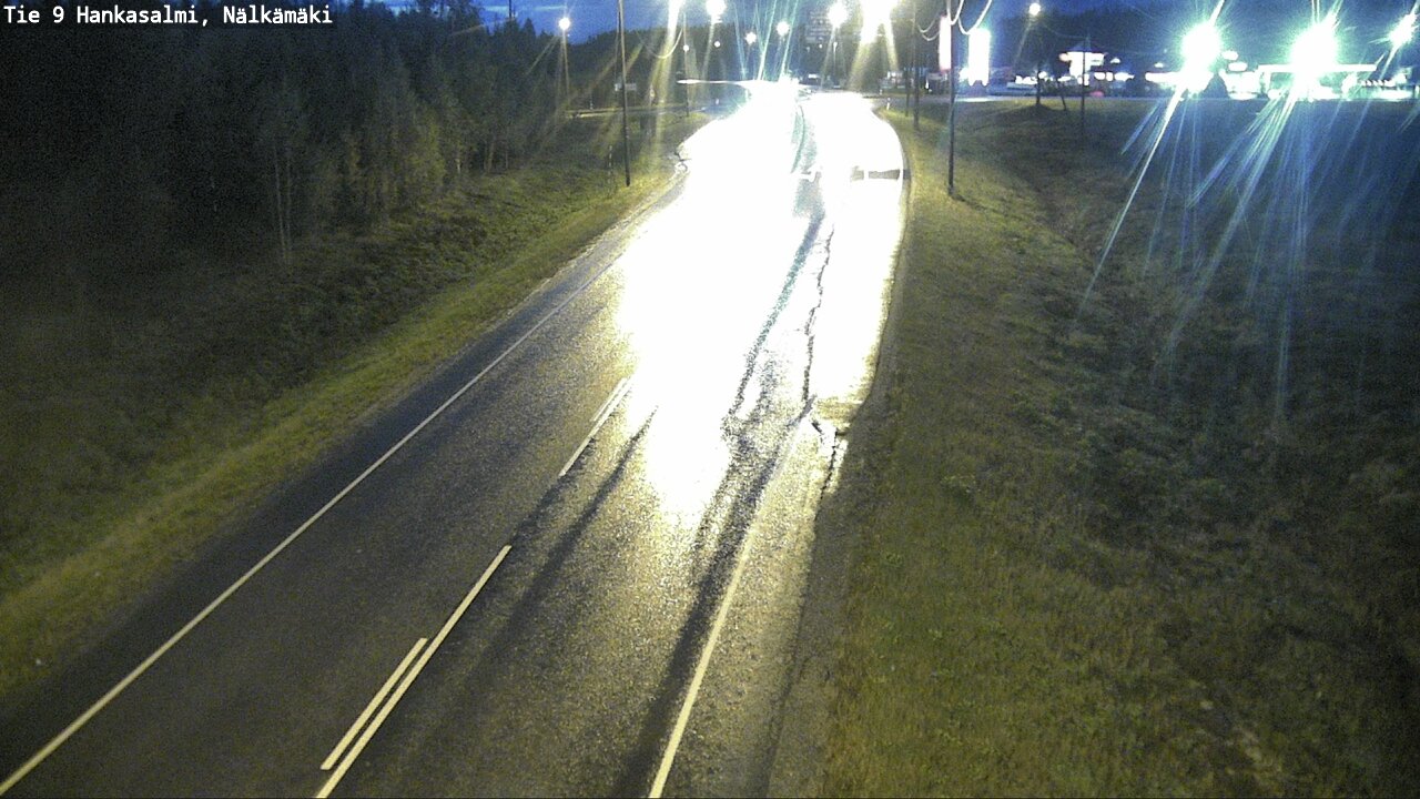 Weather Camera Image Väg 9 Hankasalmi, Nälkämäki, Hankasalmi, Keski-Suomi