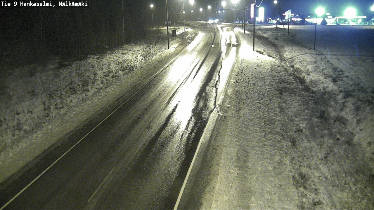 Weather Camera Image Väg 9 Hankasalmi, Nälkämäki, Hankasalmi, Keski-Suomi