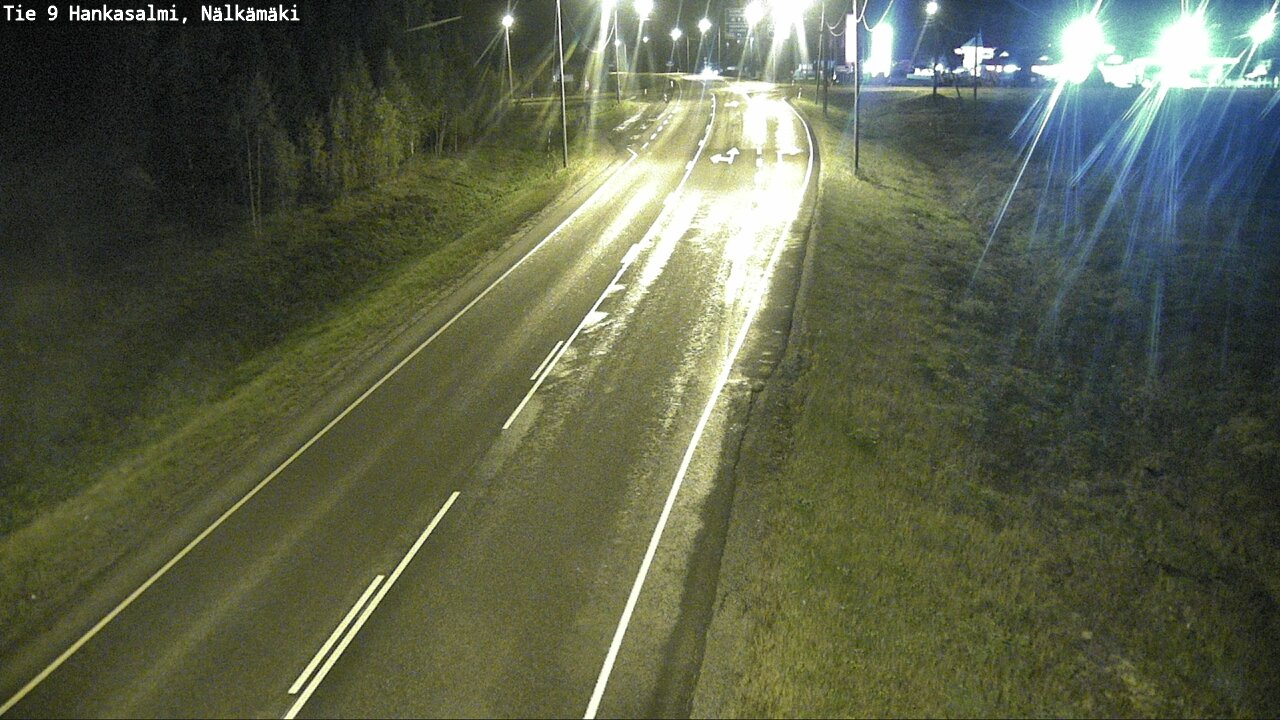 Weather Camera Image Väg 9 Hankasalmi, Nälkämäki, Hankasalmi, Keski-Suomi