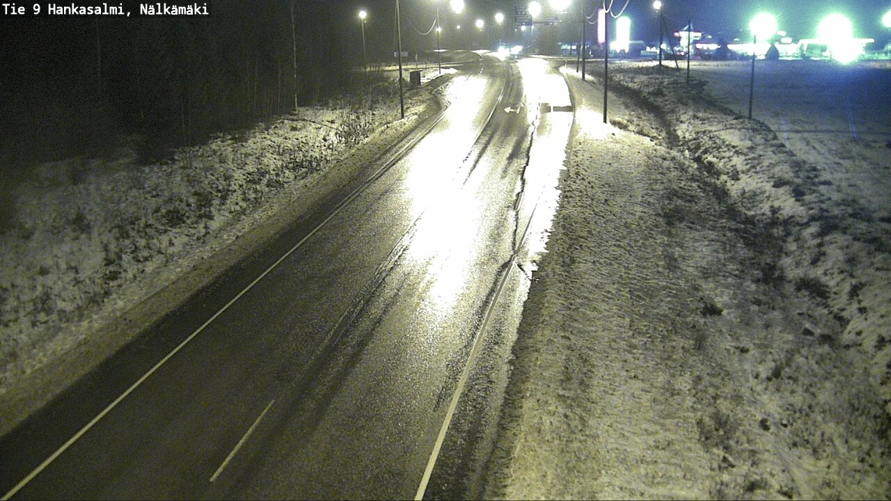 Weather Camera Image Väg 9 Hankasalmi, Nälkämäki, Hankasalmi, Keski-Suomi
