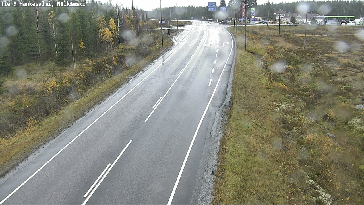 Weather Camera Image Väg 9 Hankasalmi, Nälkämäki, Hankasalmi, Keski-Suomi