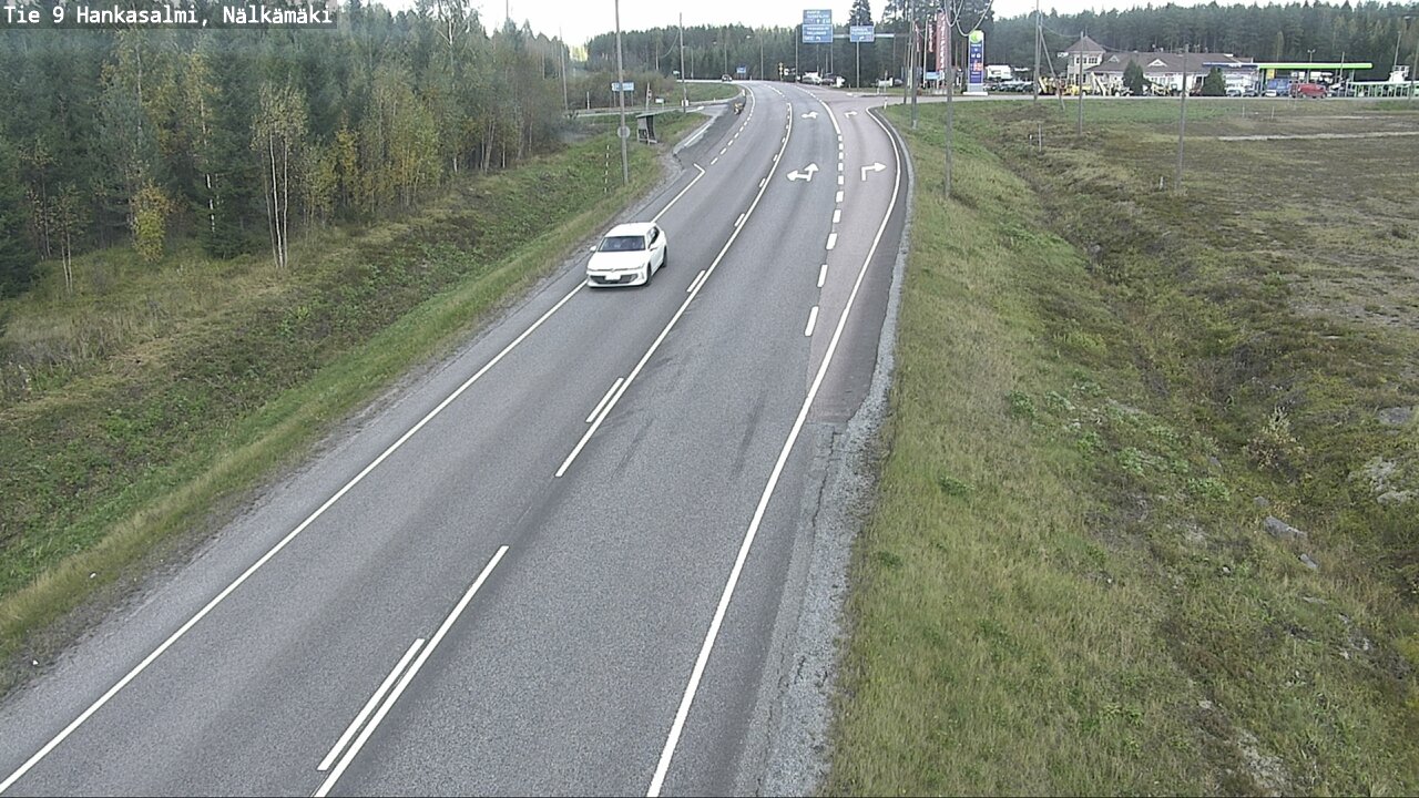 Weather Camera Image Road 9 Hankasalmi, Nälkämäki, Hankasalmi, Keski-Suomi