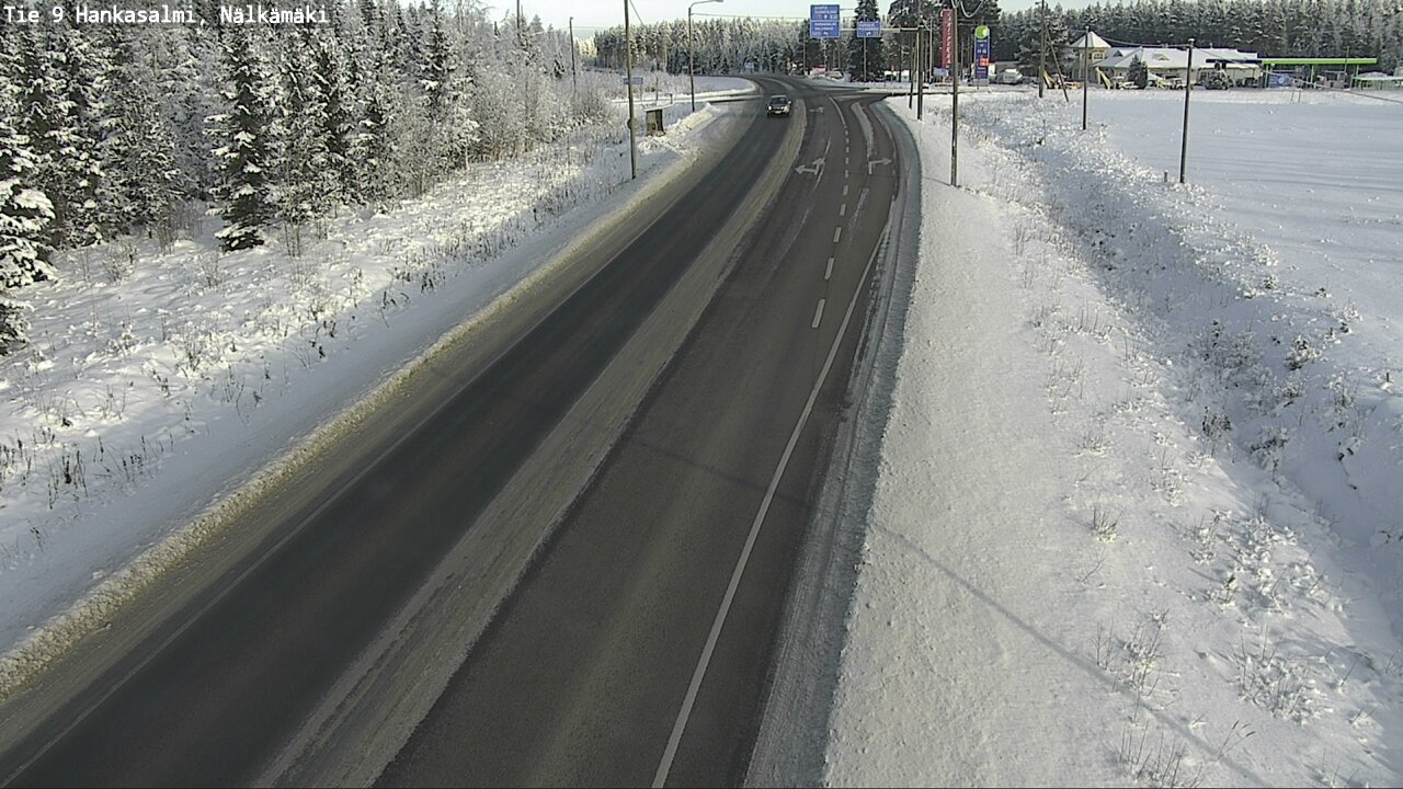 Weather Camera Image Road 9 Hankasalmi, Nälkämäki, Hankasalmi, Keski-Suomi