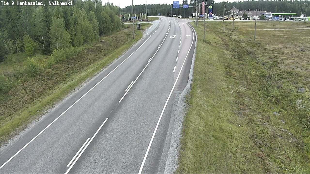 Weather Camera Image Road 9 Hankasalmi, Nälkämäki, Hankasalmi, Keski-Suomi