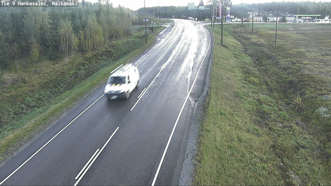 Weather Camera Image Väg 9 Hankasalmi, Nälkämäki, Hankasalmi, Keski-Suomi