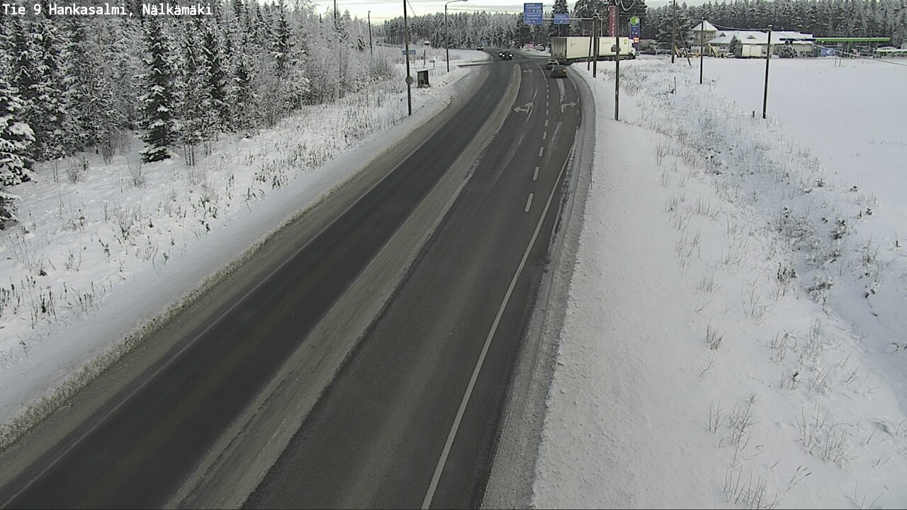 Weather Camera Image Road 9 Hankasalmi, Nälkämäki, Hankasalmi, Keski-Suomi