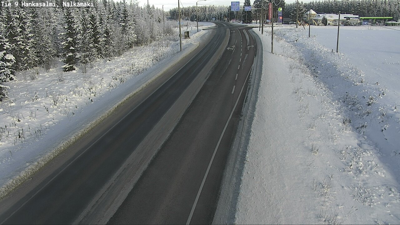 Weather Camera Image Road 9 Hankasalmi, Nälkämäki, Hankasalmi, Keski-Suomi