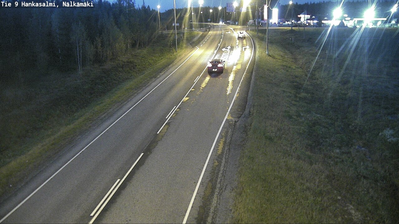 Weather Camera Image Väg 9 Hankasalmi, Nälkämäki, Hankasalmi, Keski-Suomi