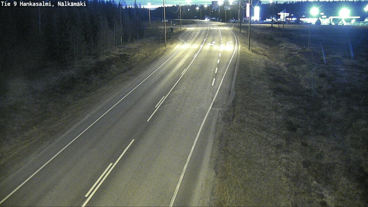 Weather Camera Image Road 9 Hankasalmi, Nälkämäki, Hankasalmi, Keski-Suomi