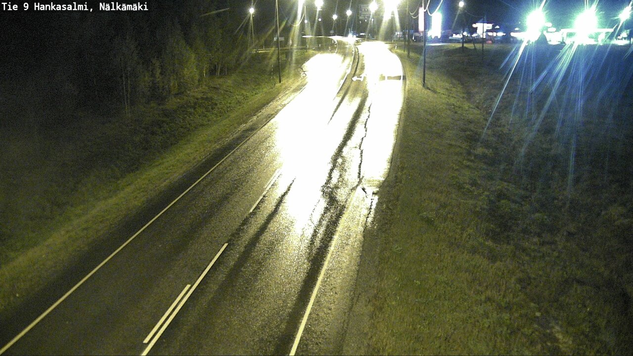 Weather Camera Image Väg 9 Hankasalmi, Nälkämäki, Hankasalmi, Keski-Suomi